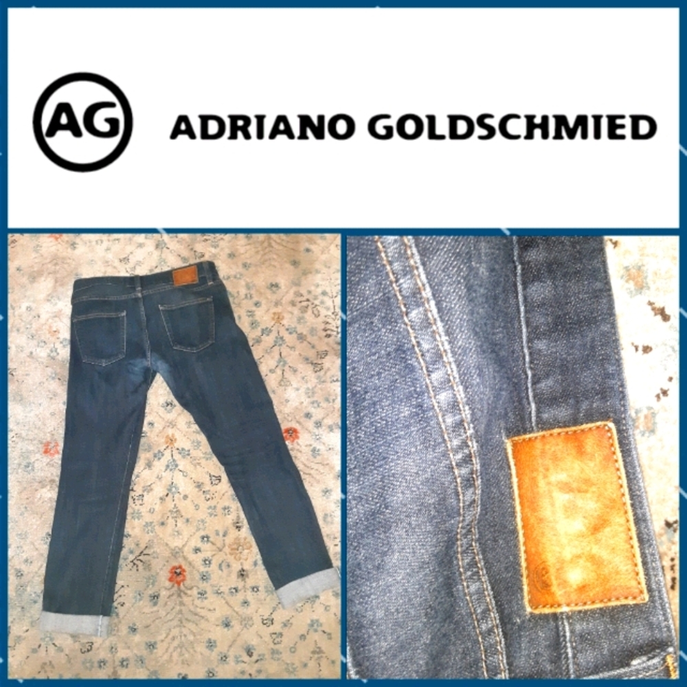 Adriano goldshmeid mens blue jeans